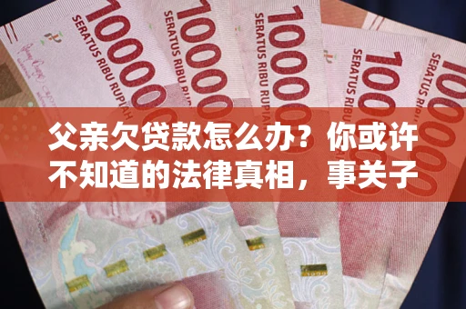 北京父亲欠贷款怎么办？你或许不知道的法律真相，事关子女未来