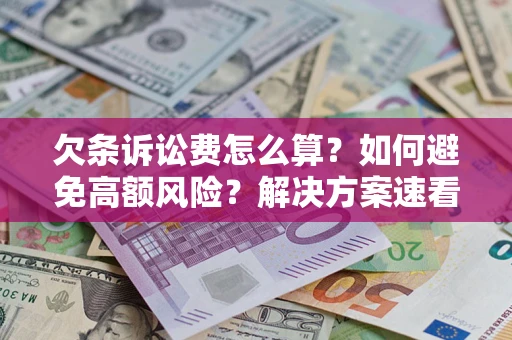 北京欠条诉讼费怎么算？如何避免高额风险？解决方案速看！