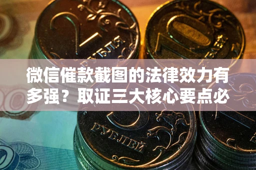 北京微信催款截图的法律效力有多强？取证三大核心要点必须知道！